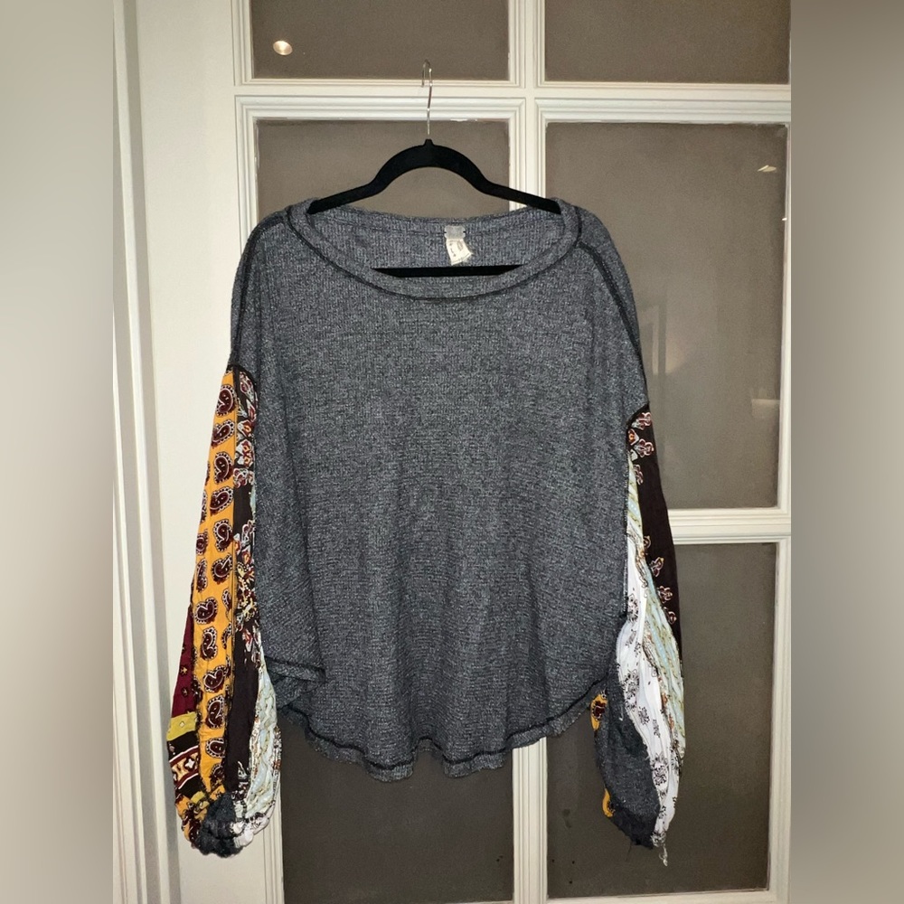 We The Free L Bohemian Sleeve Blouse